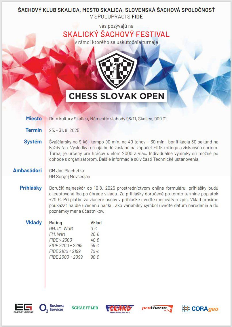 Skalický šachový festival - strana 1